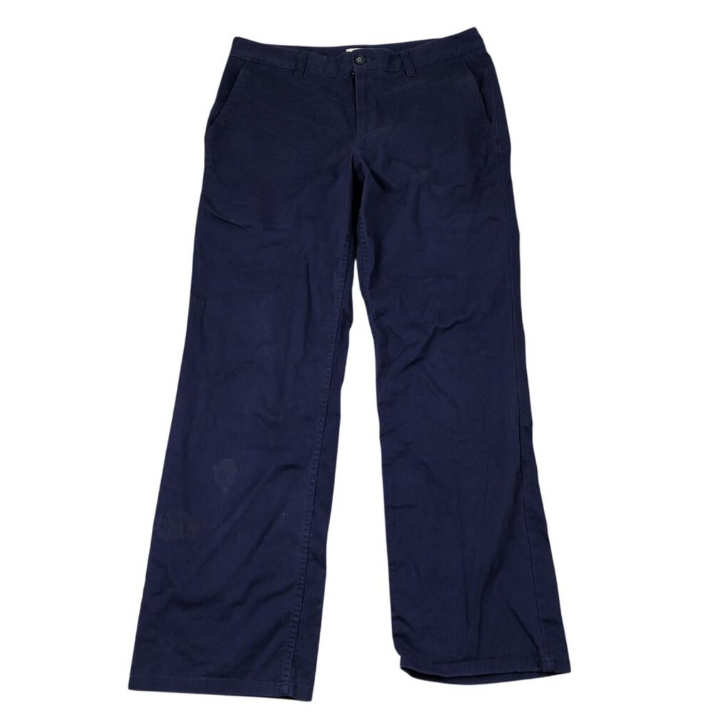 Hawker Rye Mens Pants Size 32x30 Chino Straight Trousers Patriot Blue Casual